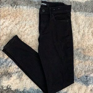 EXPRESS black skinny jeans super stretch (Size 4R)